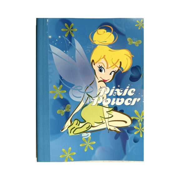 Disney Fairy Tinker Bell notebook Blue Neverland (wide ruled, 80 sheets)