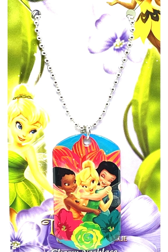 Fairy Tinkerbell Charm Necklace- Tinker Bell Necklace
