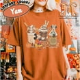 thumbnail image 1 of Disney Fall Coffee Shirt, Mickey Minnie Pumpkin Spice Latte Shirt, Pumpkin Coffee Lover Shirt, Disney Autumn Crewneck Shirt, Disney Fall Tee, S-5XL Shirt, 1 of 4