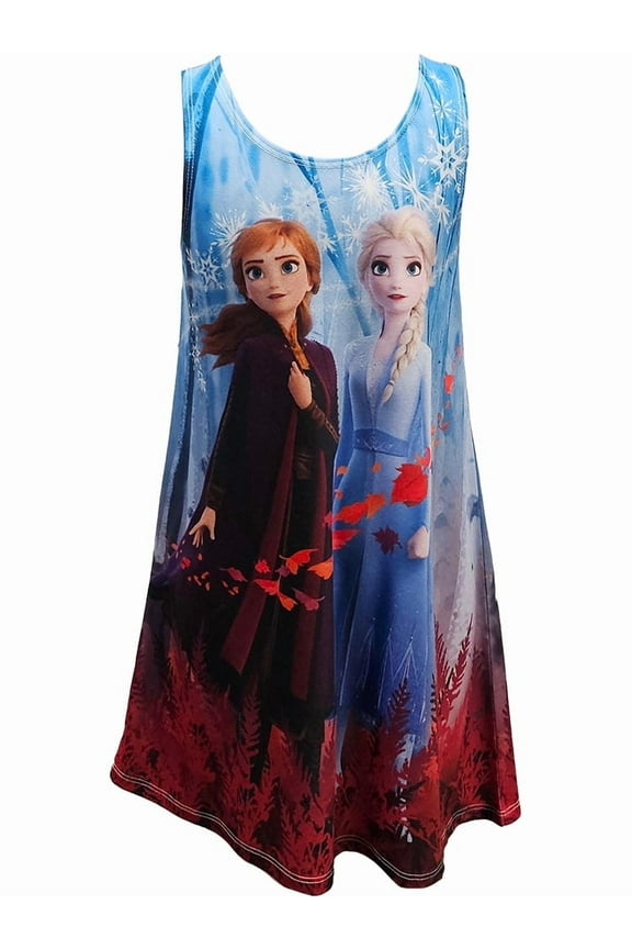 Fall Frozen Youth Girls Fashion Dress