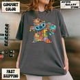 thumbnail image 1 of Disney Fall Season Stitch T-Shirt, Disney Stitch Fall Tee, Disney Stitch Autumn Tee, Disney Stitch Thanksgiving Tee, S-5XL Shirt, 1 of 4