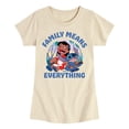 thumbnail image 1 of Lilo & Stitch - Family Means Everything - Youth Girls Fitted Short Sleeve T-Shirt, 1 of 4