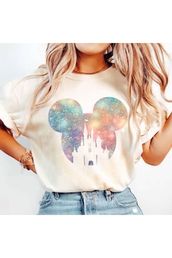 Family Shirt, Disney Shirt for Women, Disney Ears Shirt, Disney Mickey Silhouette Shirt, Tshirt for Kids, Disney Glitter Minnie Shirt
