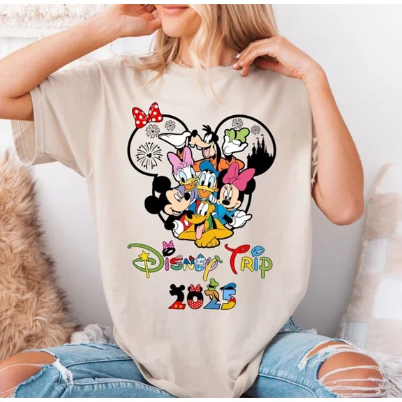 Disney Family Shirt, Mickey and Minnie Ear Shirt, Disneyland Family Trip 2025