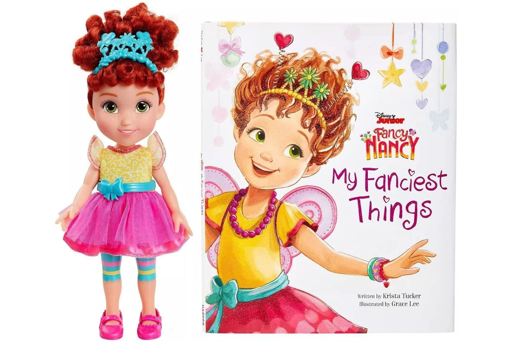 Disney Fancy Nancy And Book Set Doll Playset, 2 Pieces