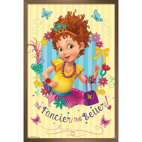 Disney Fancy Nancy - Fancier Wall Poster, 14.725" x 22.375", Framed