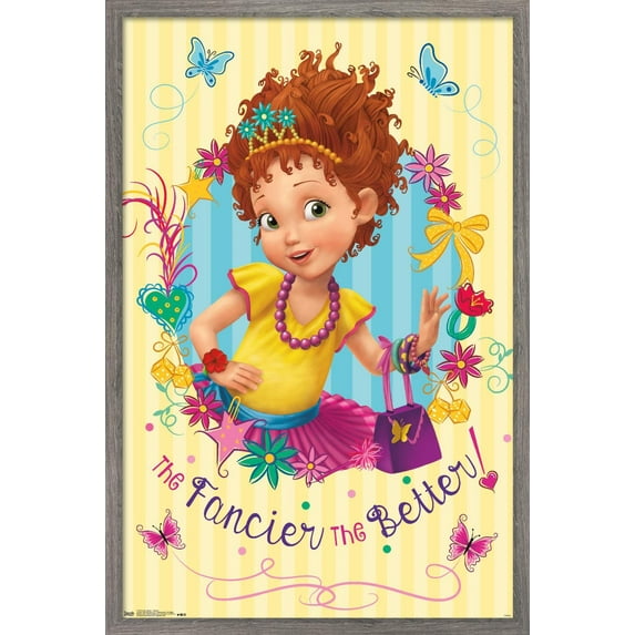 Disney Fancy Nancy - Fancier Wall Poster, 22.375" x 34", Framed