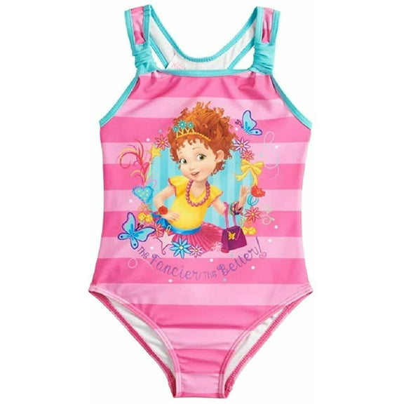 Disney Fancy Nancy One PC Swimsuit Girl Size 6X