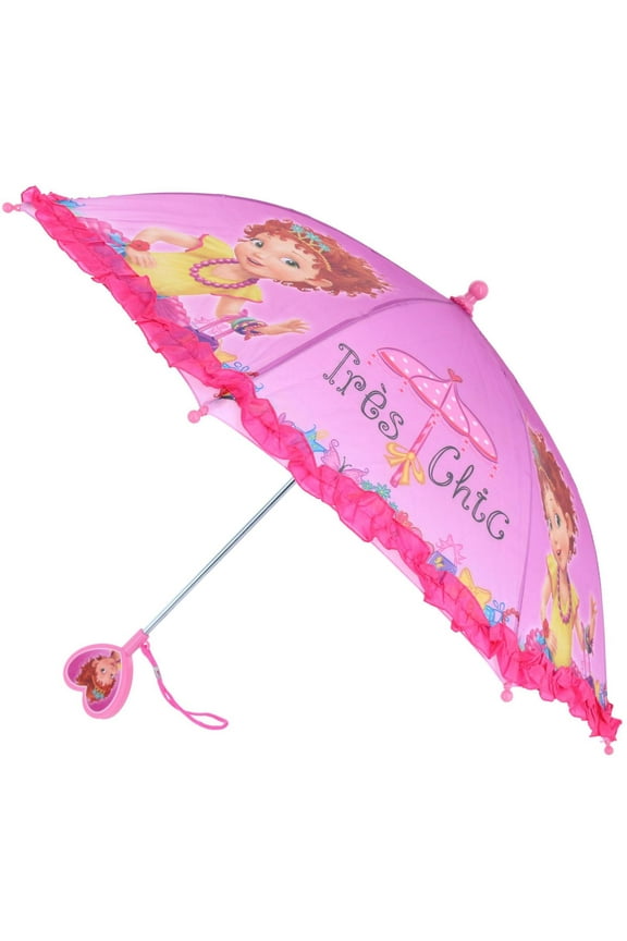 Kid's Fancy Nancy Stick Umbrella with Clamshell Handle