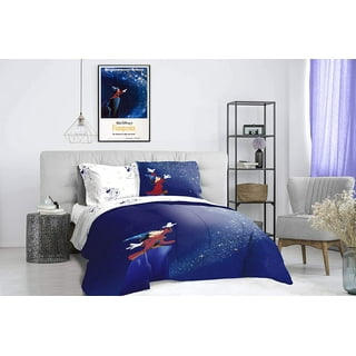 supreme symbol and mickey mouse bedding set