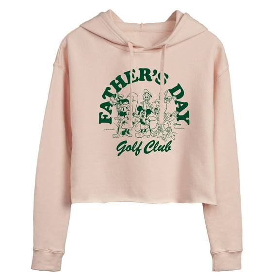 Disney - Fathers Day Golf Club - Juniors Cropped Pullover Hoodie