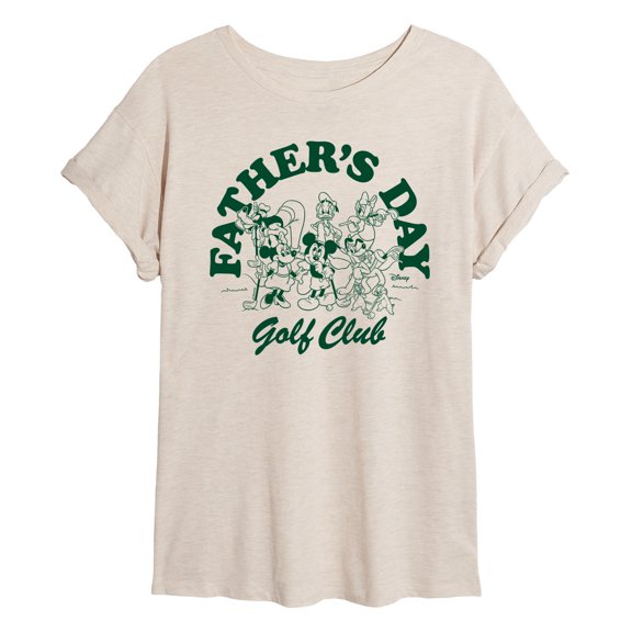 Disney - Fathers Day Golf Club - Women's Oversized T-Shirt