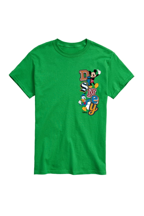 - Faux Patch - Men's Short Sleeve Graphic T-Shirt