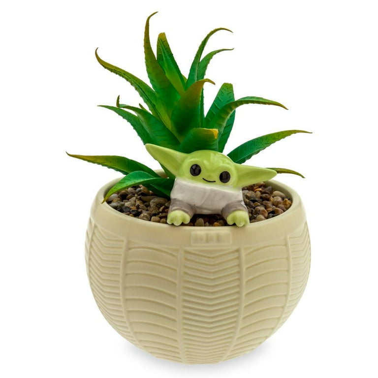 Disney Faux Succulent Planter Star Wars: The Mandalorian Grogu