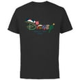 thumbnail image 1 of Disney Festive Fill Logo Christmas Holiday Family Trip 2024 - Short Sleeve Cotton T-Shirt for Adults - Customized-Black, 1 of 5