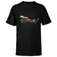 thumbnail image 1 of Disney Festive Fill Logo Christmas Holiday Family Trip 2024 - Short Sleeve T-Shirt for Kids - Customized-Black, 1 of 5