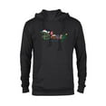 thumbnail image 1 of Disney Festive Fill Logo Holiday Trip Christmas Vacation - Pullover Hoodie for Adults - Customized-Black, 1 of 5