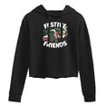 thumbnail image 1 of Disney - Festive Friends - Juniors Cropped Pullover Hoodie, 1 of 5