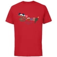 thumbnail image 1 of Disney Festive Logo Holiday Trip Christmas Vacation 2024 - Short Sleeve Cotton T-Shirt for Adults - Customized-Red, 1 of 5