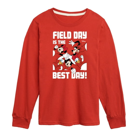 Disney - Field Day Best Day - Toddler And Youth Long Sleeve Graphic T-Shirt