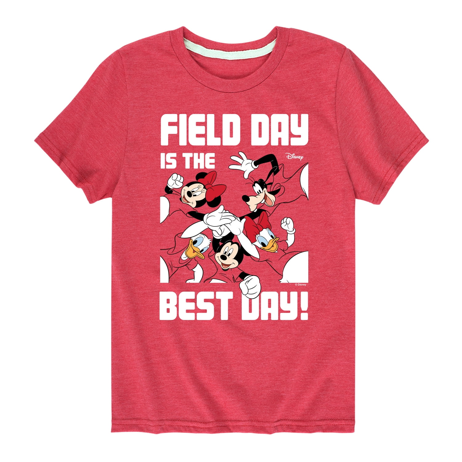 Disney Field Day Best Day Toddler And Youth Short Sleeve Graphic T