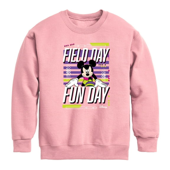 Disney - Field Day Fun Day - Toddler And Youth Crewneck Fleece Sweatshirt