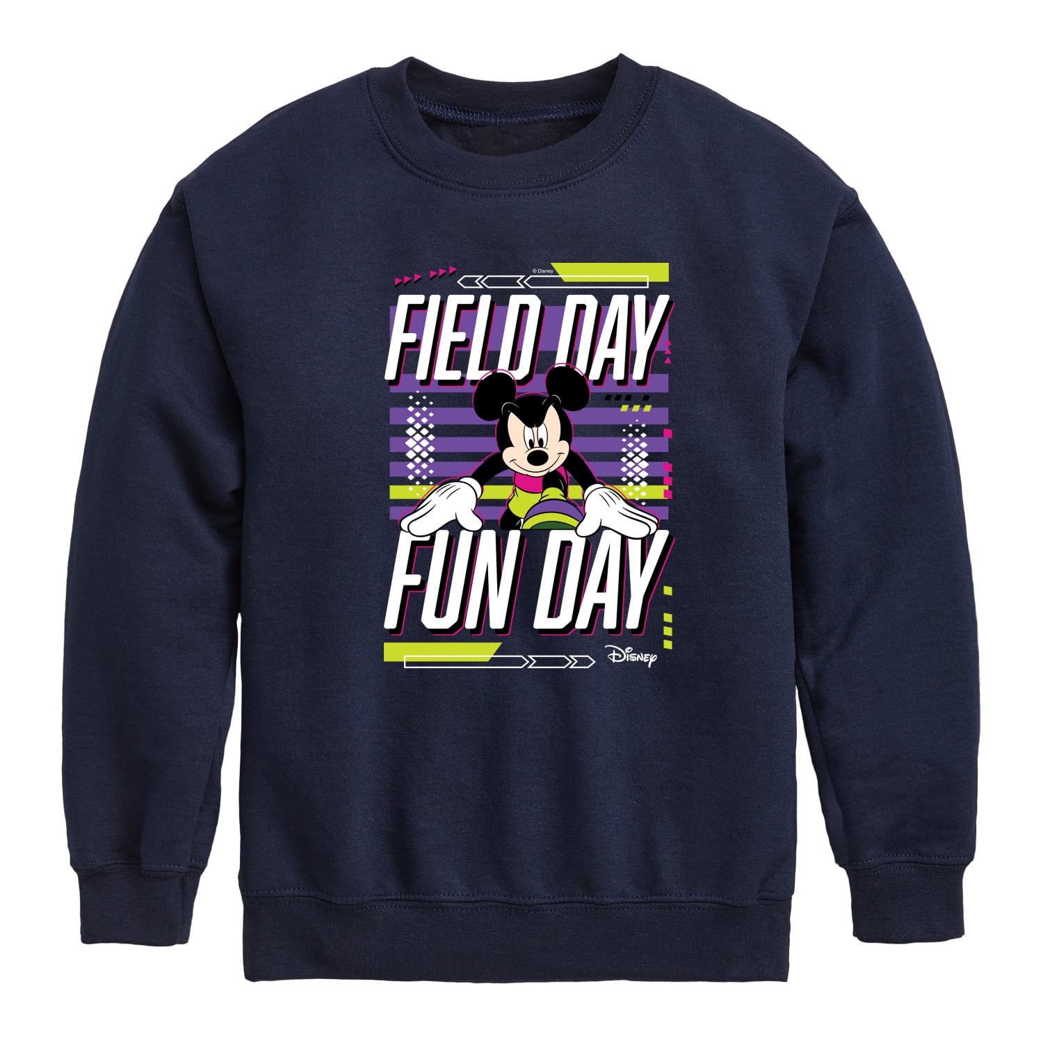 Disney Field Day Fun Day Toddler And Youth Crewneck Fleece