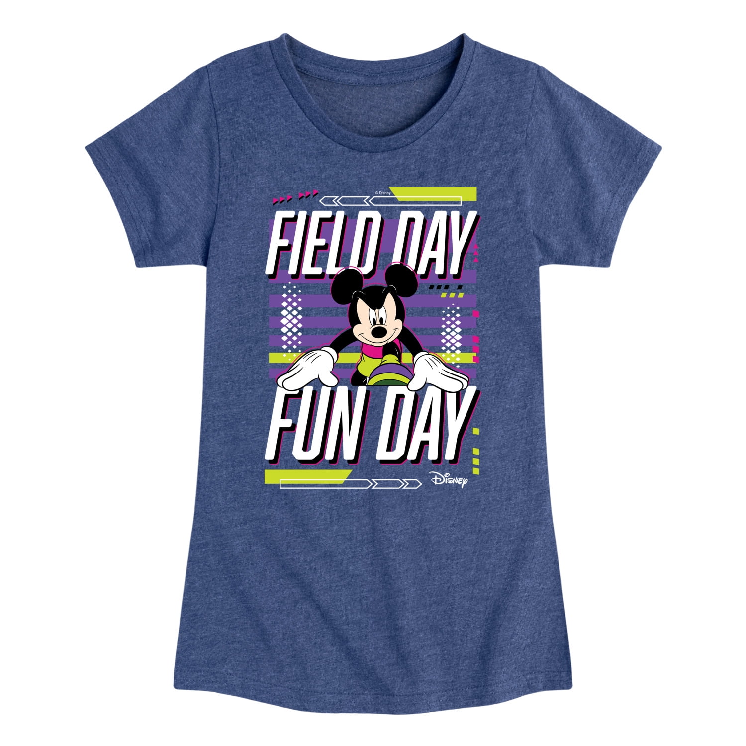 Disney Field Day Fun Day Toddler And Youth Girls Short Sleeve