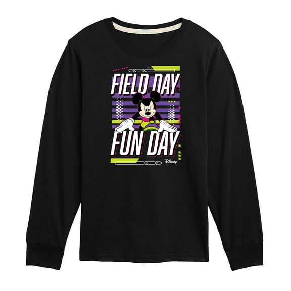 Disney - Field Day Fun Day - Toddler And Youth Long Sleeve Graphic T-Shirt