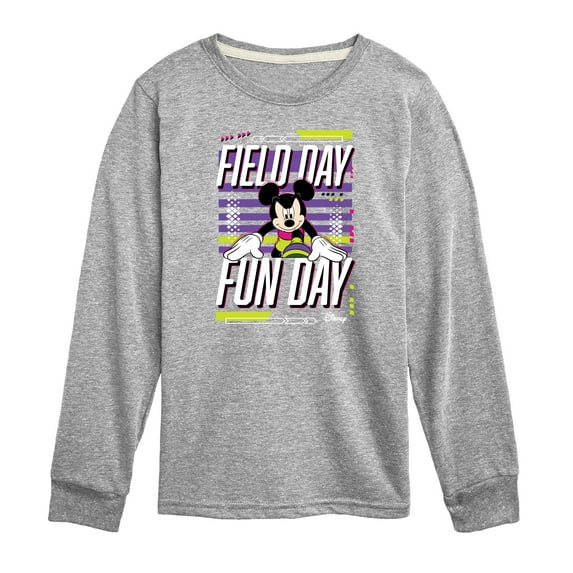 Disney - Field Day Fun Day - Toddler And Youth Long Sleeve Graphic T-Shirt