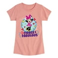 thumbnail image 1 of Disney - Fierce And Fabulous - Toddler & Youth Girls Short Sleeve Graphic T-Shirt, 1 of 1