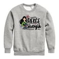 thumbnail image 1 of Disney - Fierce Strength - Toddler & Youth Crewneck Fleece Sweatshirt, 1 of 5