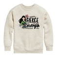 thumbnail image 1 of Disney - Fierce Strength - Toddler & Youth Crewneck Fleece Sweatshirt, 1 of 5