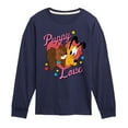 thumbnail image 1 of Disney - Fifi And Pluto Puppy Love - Toddler & Youth Long Sleeve Graphic T-Shirt, 1 of 5