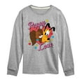 thumbnail image 1 of Disney - Fifi And Pluto Puppy Love - Toddler & Youth Long Sleeve Graphic T-Shirt, 1 of 5