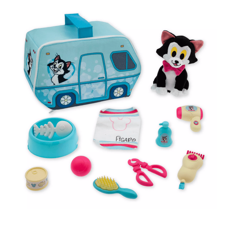 Disney Junior Figaro Pet Salon 12 Piece Play Set with Cat Grooming