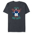 thumbnail image 1 of Disney Figaro You Say Cat Lady Like It’s a Bad Thing - Short Sleeve Blended T-Shirt for Adults - Customized-Navy Heather, 1 of 5