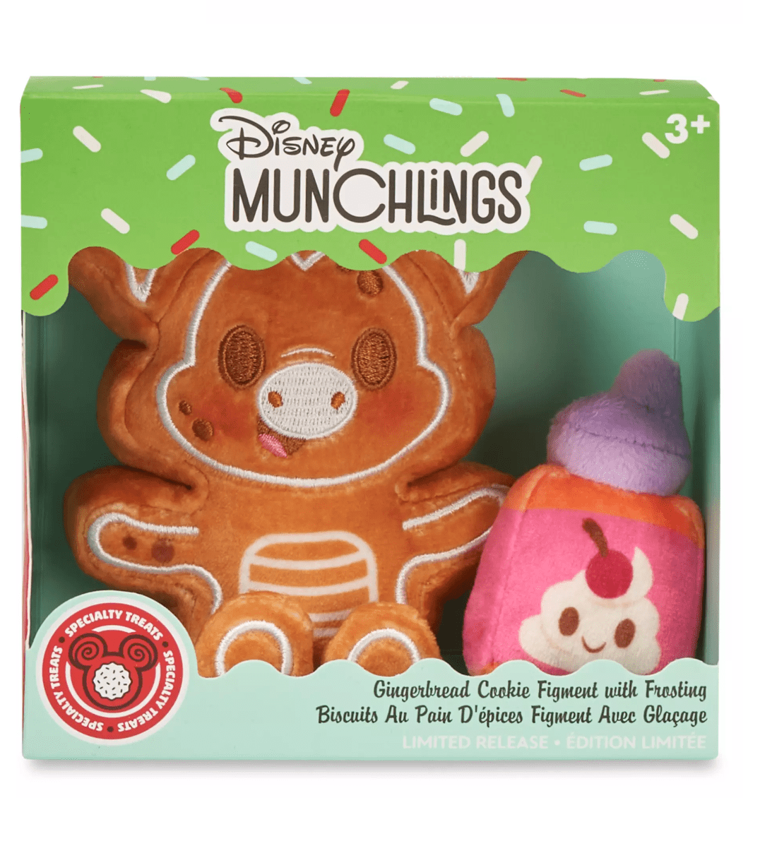 Disney Figment Gingerbread Cookie with Frosting Holiday Micro