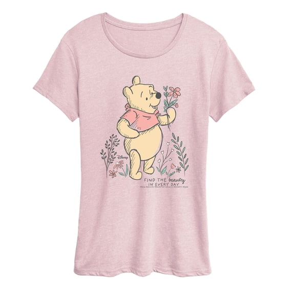 Disney - Find Beauty Pooh - Women's Short Sleeve Graphic T-Shirt