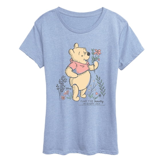 Disney - Find Beauty Pooh - Women's Short Sleeve Graphic T-Shirt