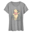 thumbnail image 1 of Disney - Find Beauty Pooh - Women's Short Sleeve Graphic T-Shirt, 1 of 4