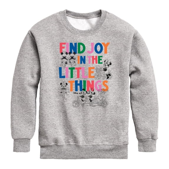 Disney - Find Joy Boys' Graphic Long Sleeve Fleece Sweatshirt