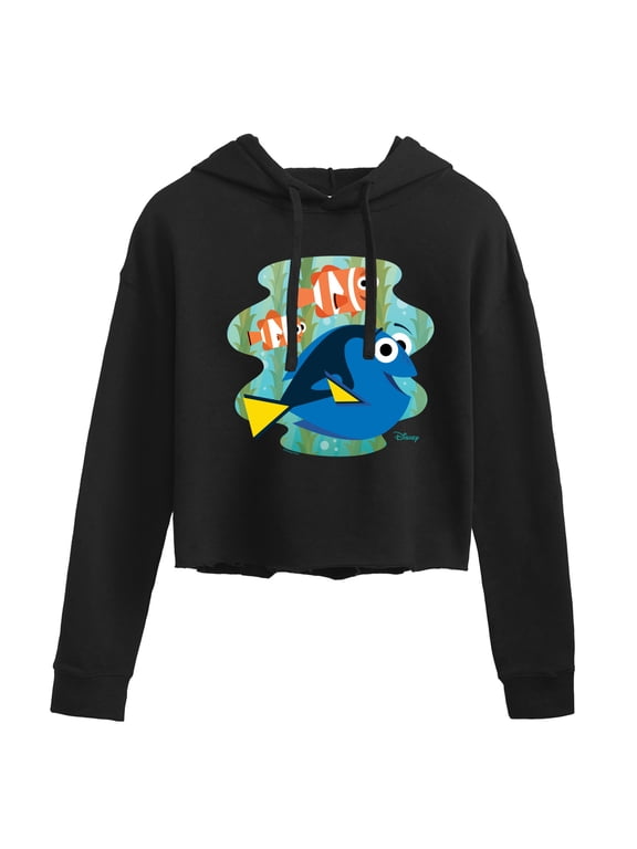 - Dory, Marlin, & Nemo Women's Cropped Graphic Hoodie