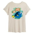 thumbnail image 1 of Disney Finding Dory - Dory, Marlin, & Nemo - Juniors Ideal Flowy Muscle T-Shirt, 1 of 5