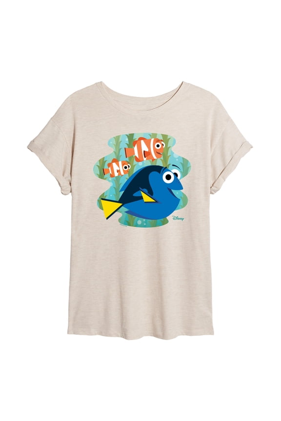 Finding Dory - Dory, Marlin, & Nemo - Juniors Ideal Flowy Muscle T-Shirt