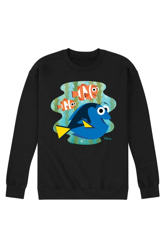 Finding Dory - Dory, Marlin, & Nemo - Men's Crew Neck Fleece Pullover