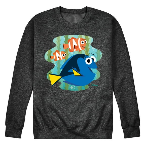 Disney Finding Dory - Dory, Marlin, & Nemo - Men's Crew Neck Fleece Pullover