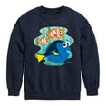 thumbnail image 1 of Disney Finding Dory - Dory, Nemo, & Marlin - Toddler & Youth Crewneck Fleece Sweatshirt, 1 of 5
