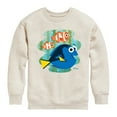 thumbnail image 1 of Disney Finding Dory - Dory, Nemo, & Marlin - Toddler & Youth Crewneck Fleece Sweatshirt, 1 of 5