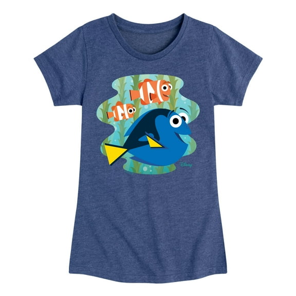 Disney Finding Dory - Dory, Nemo, & Marlin - Toddler & Youth Girls Short Sleeve Graphic T-Shirt